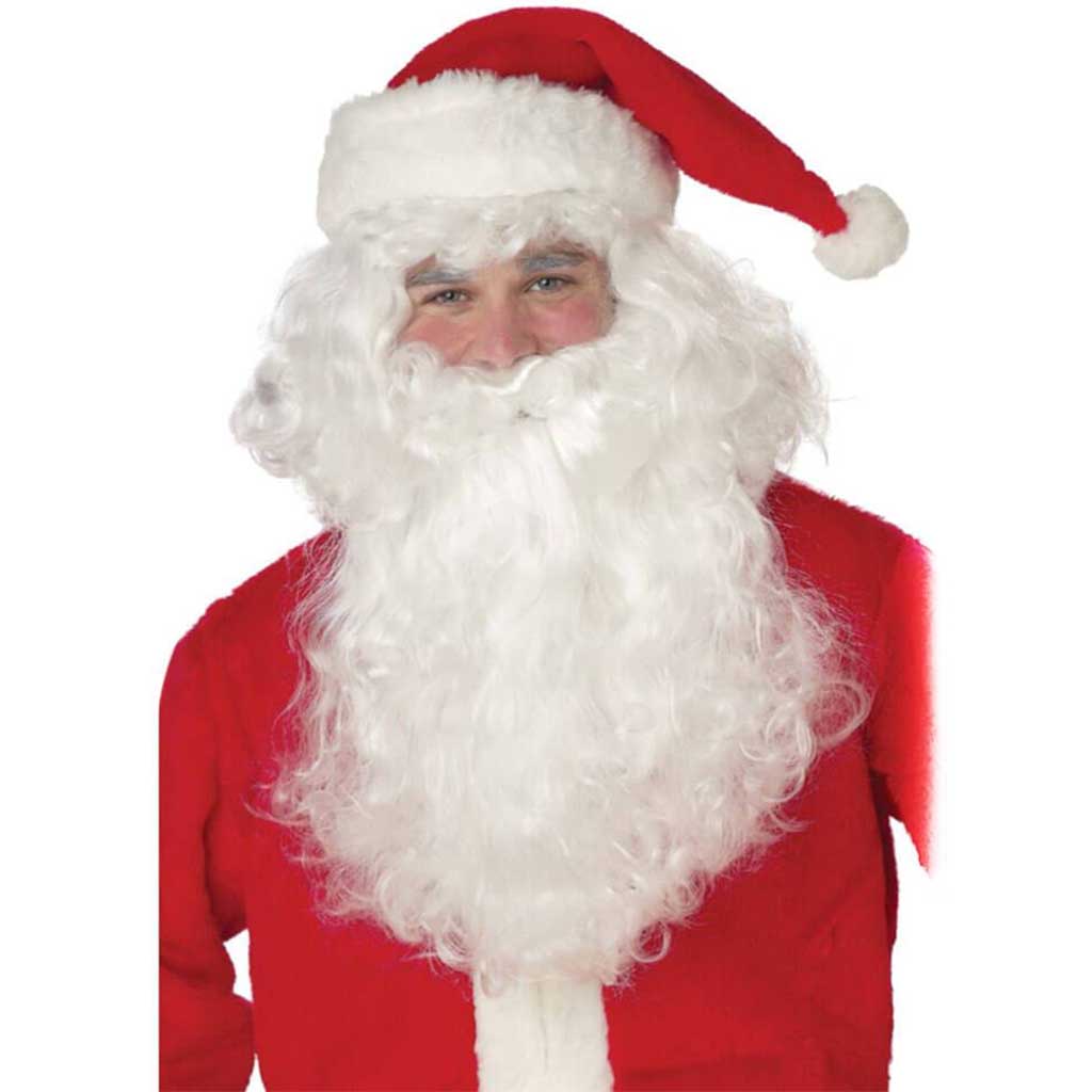 Santa Claus Beard &amp; Wig 