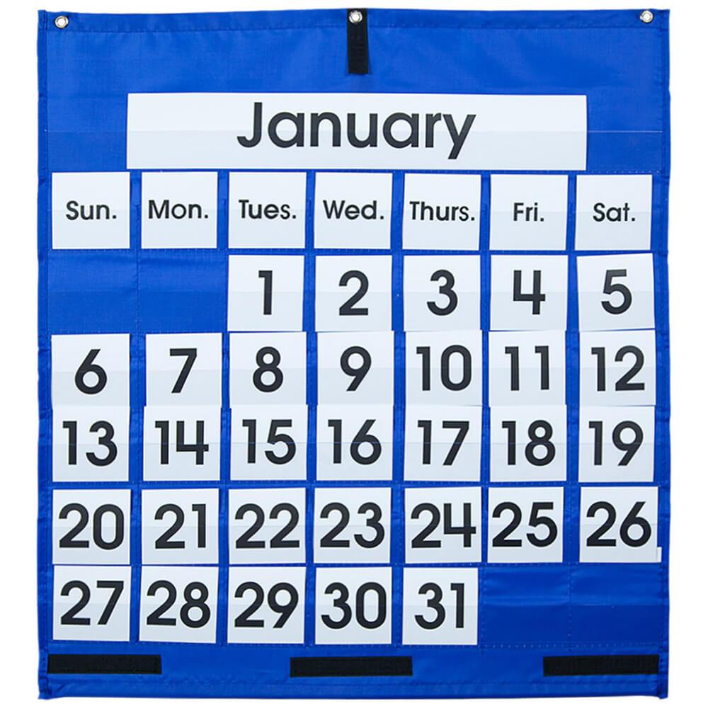 Monthly Calendar Pocket Chart 