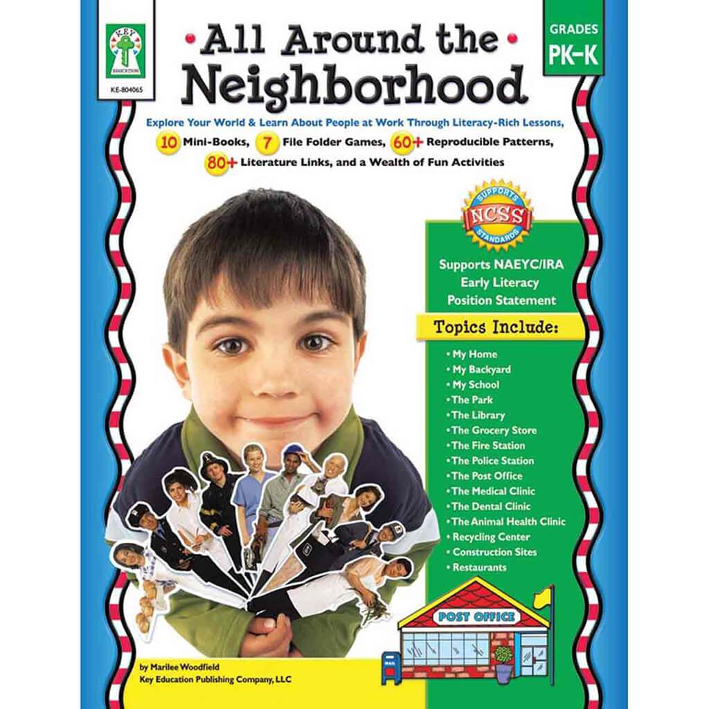 All Around The Neighborhood Resource Book Grade Pk-K