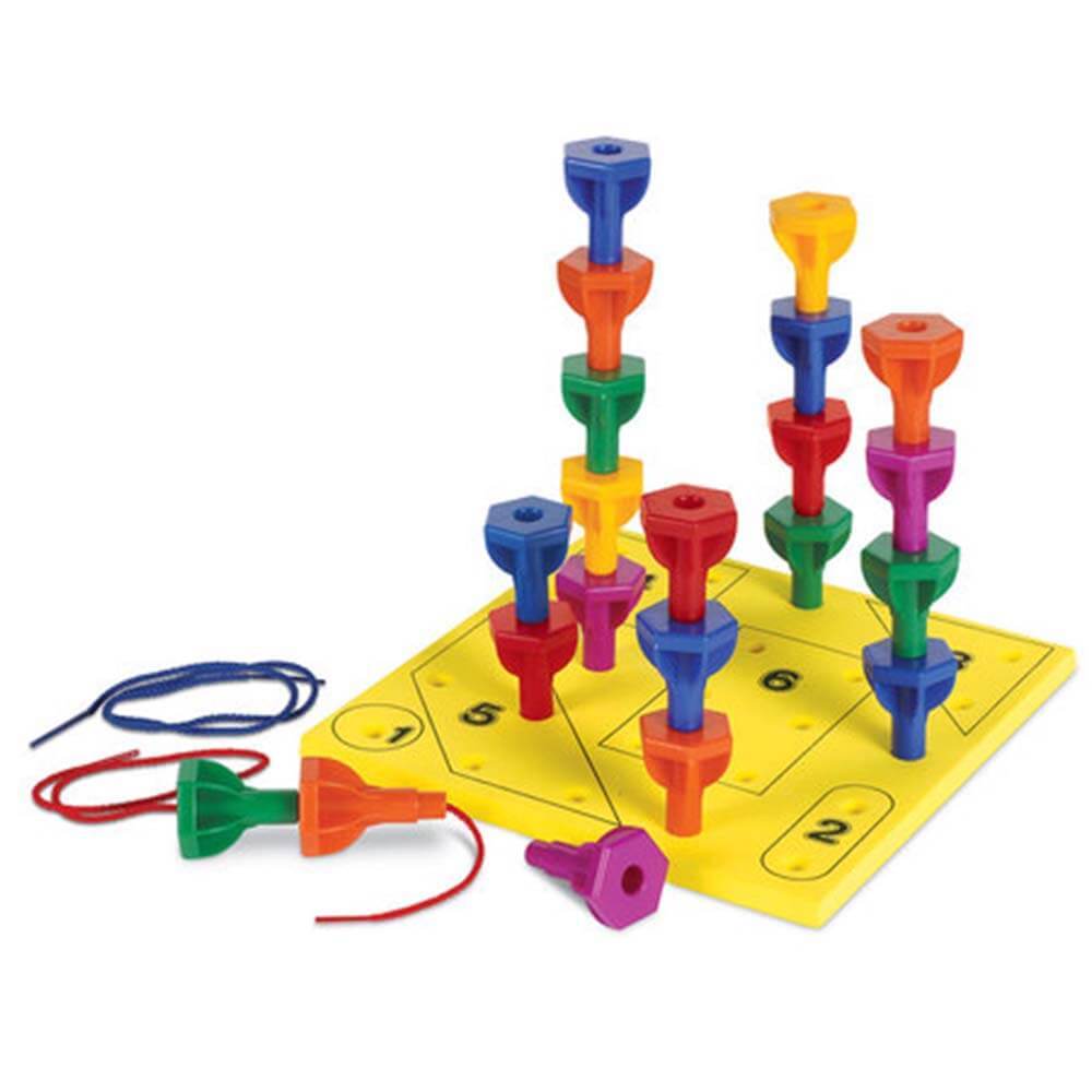 Rainbow Peg Play Activity Set 