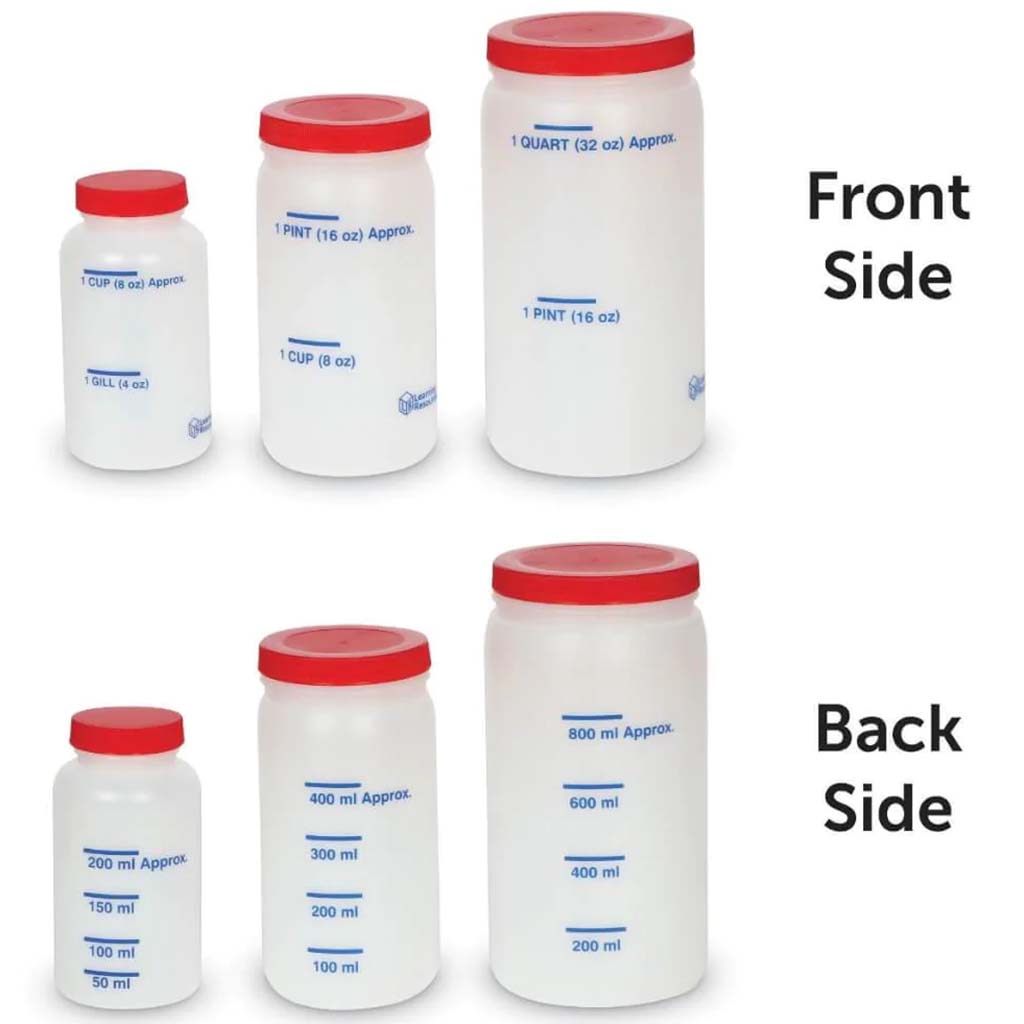 Measurement Measuring Jars 5 Pcs