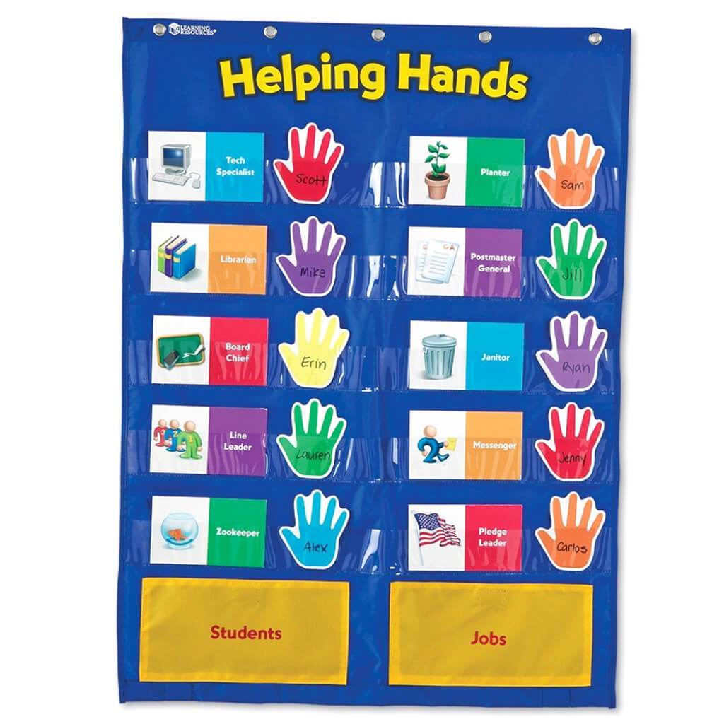 Pocket Chart Helping Hands 