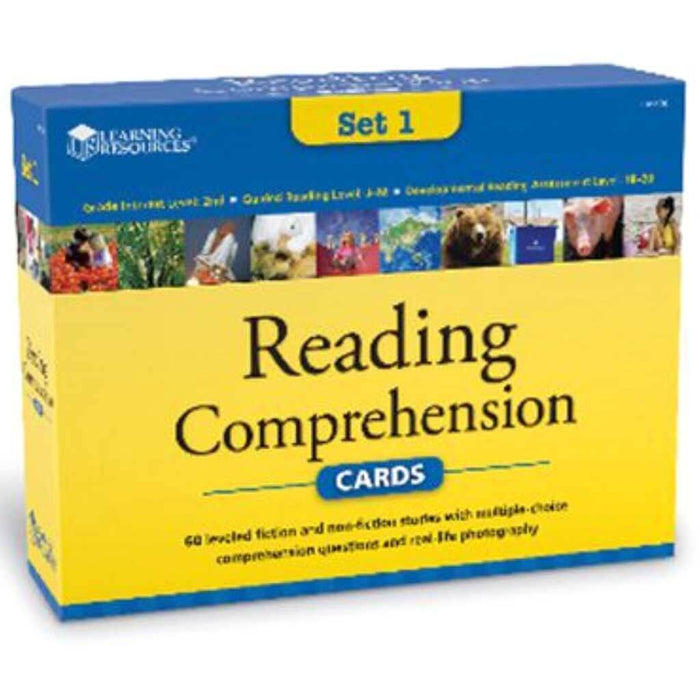 Reading Comprehension Card Set 1