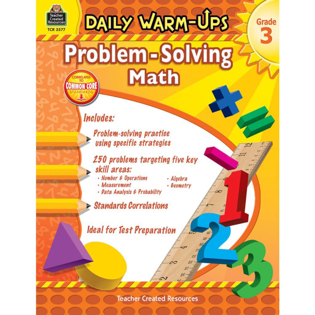 Daily Warm-Ups Problem Solving Math Book Grade 3 