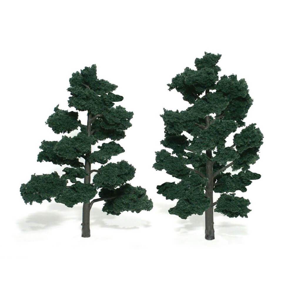 Realistic Trees Dark Green 6in - 7in 