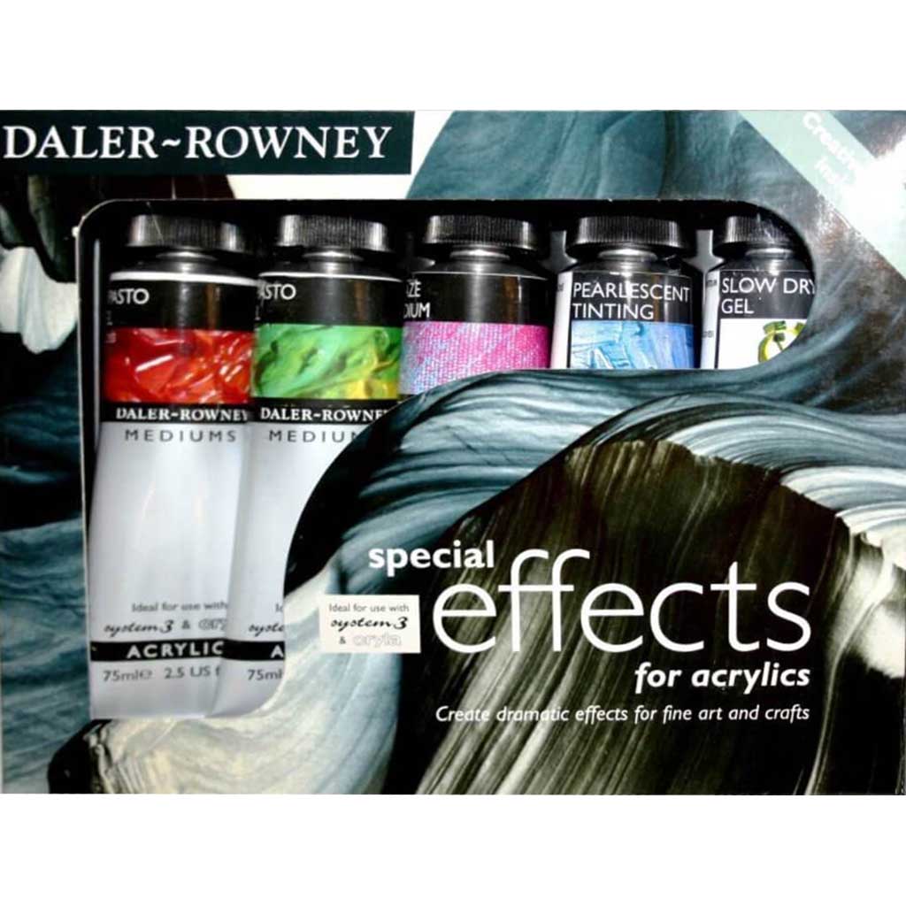 Acrylic Mediums Special Effects Set 5in x 75ml 