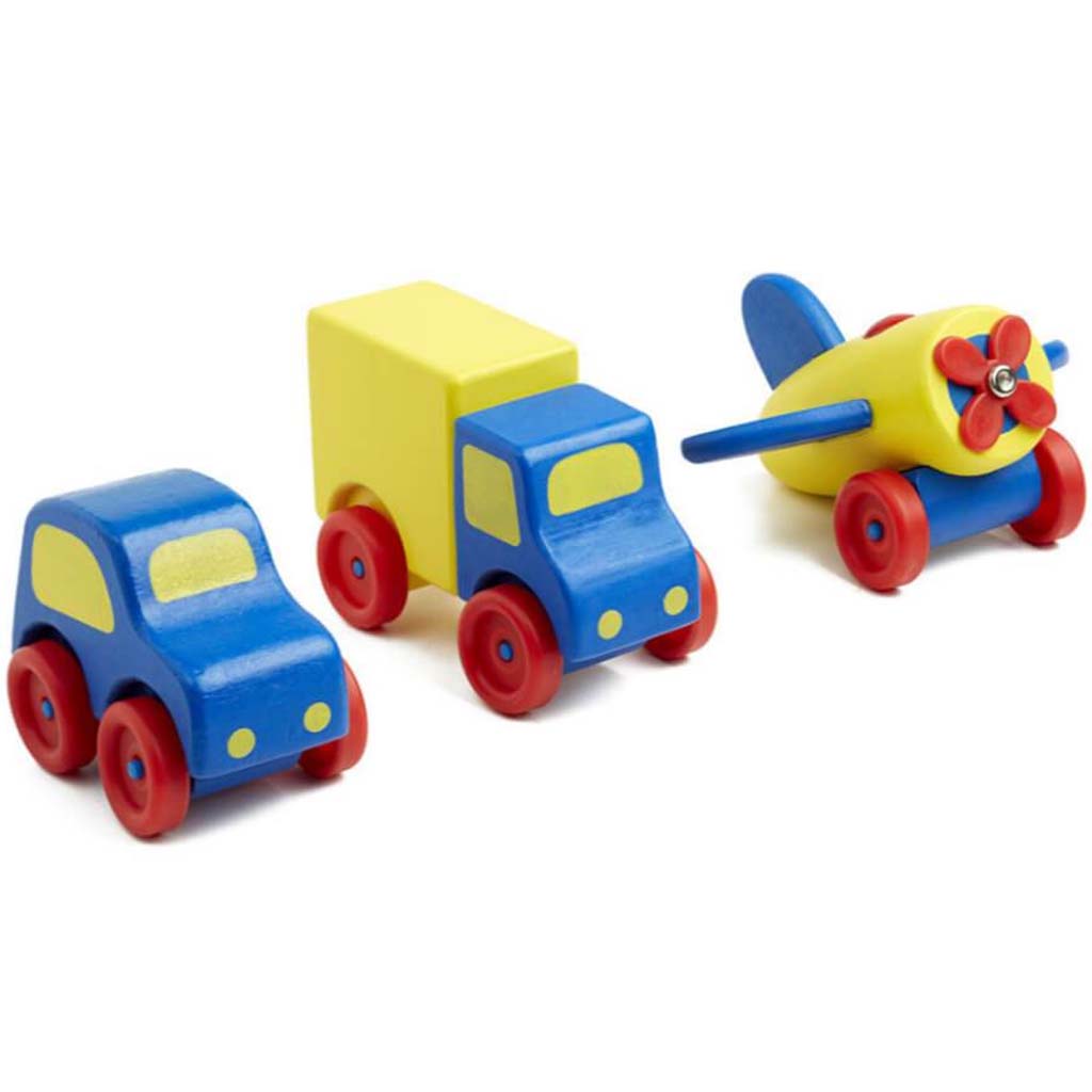 Wooden First Vehicles Set 