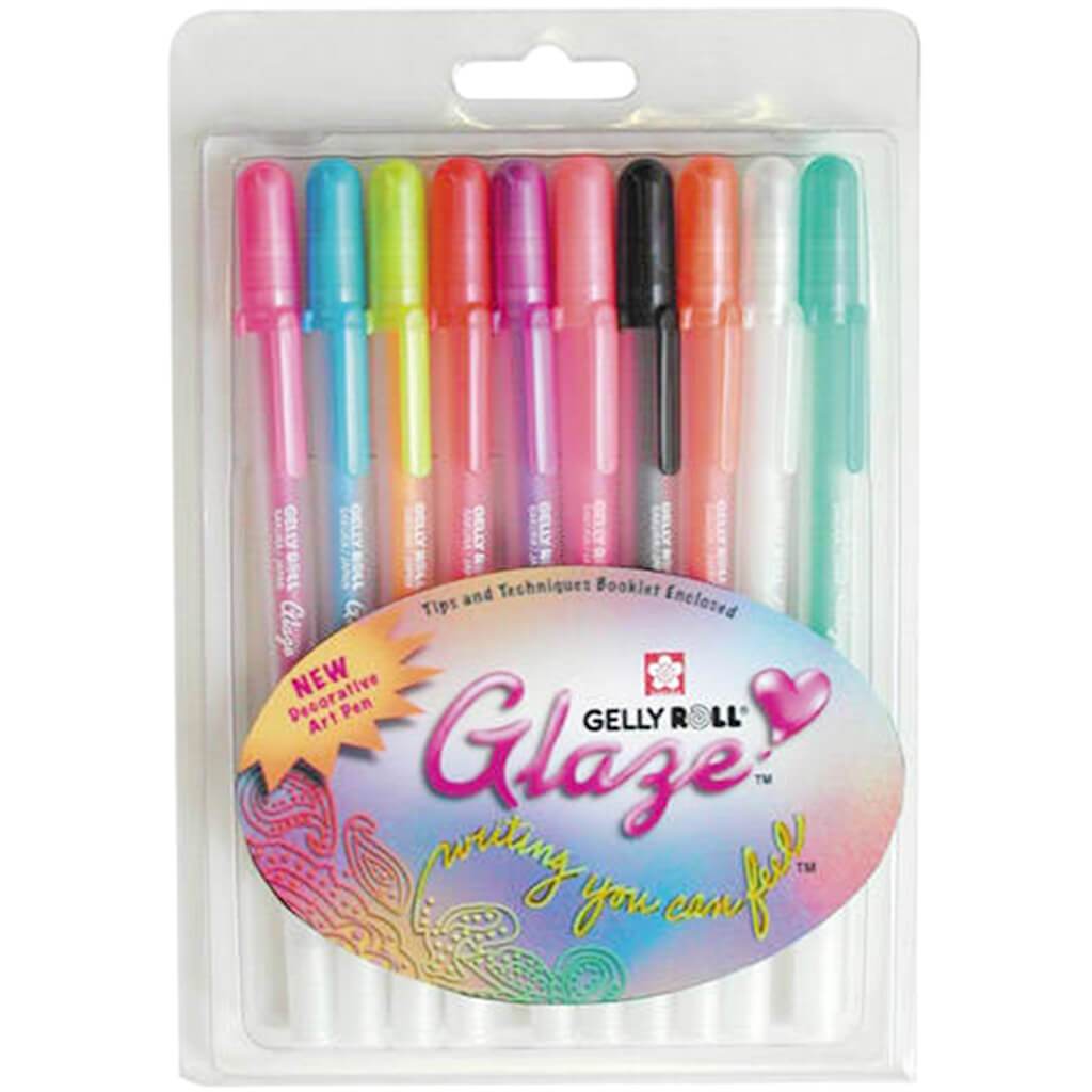 Glaze Pen Set 10pcs