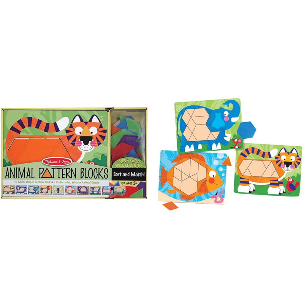 Animal Pattern Blocks Set 