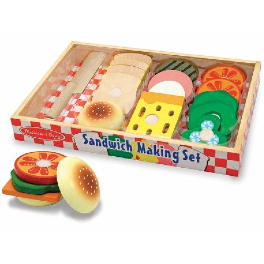 Sandwich Making Set Wooden 