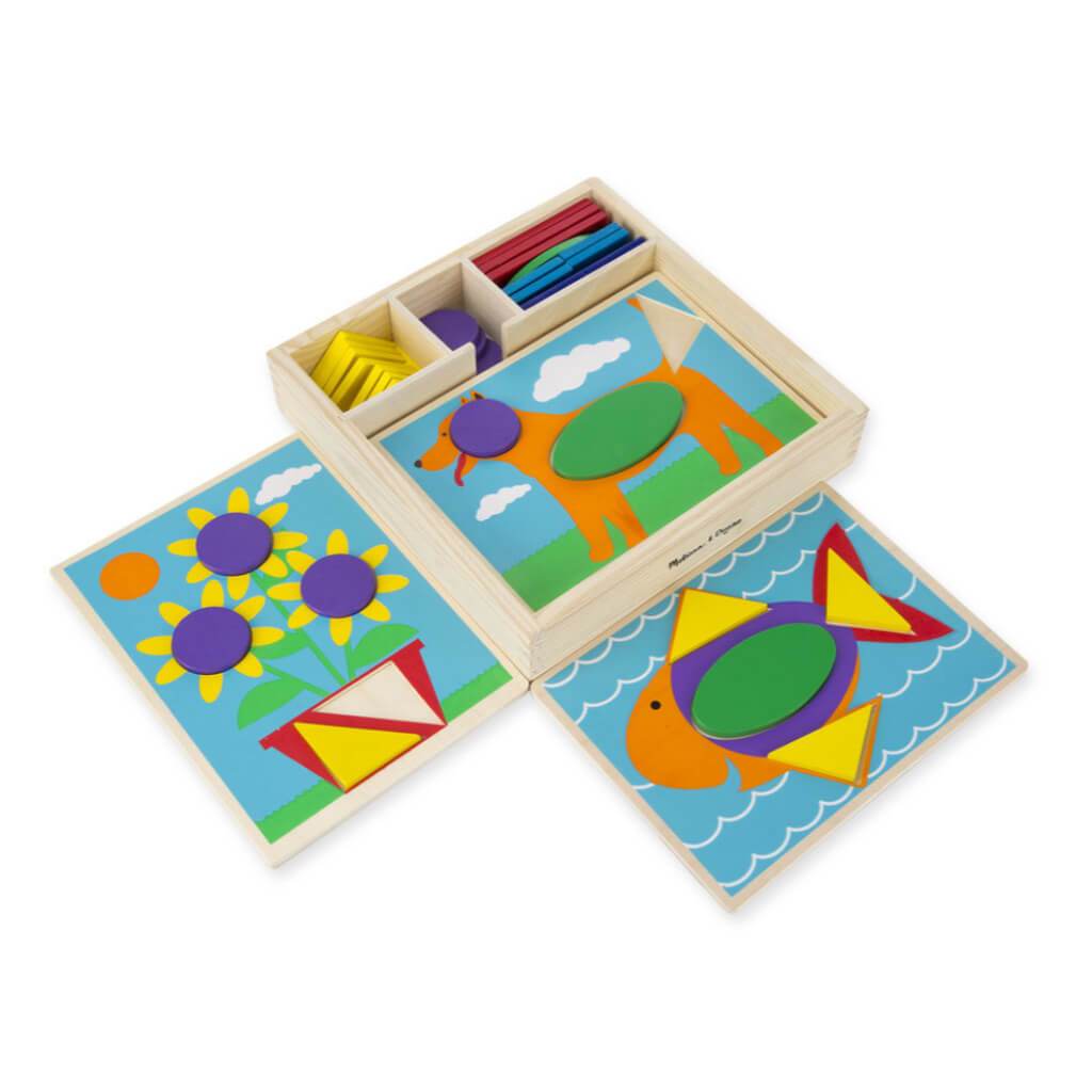 Wooden Beginner Pattern Blocks 