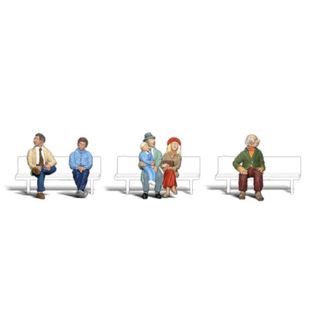 Seated People - 1/4in Scale 