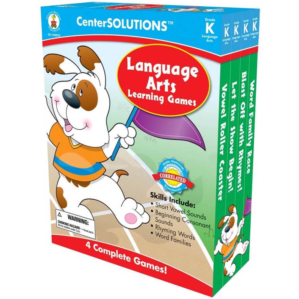 Language Arts Learning Games Board Game 