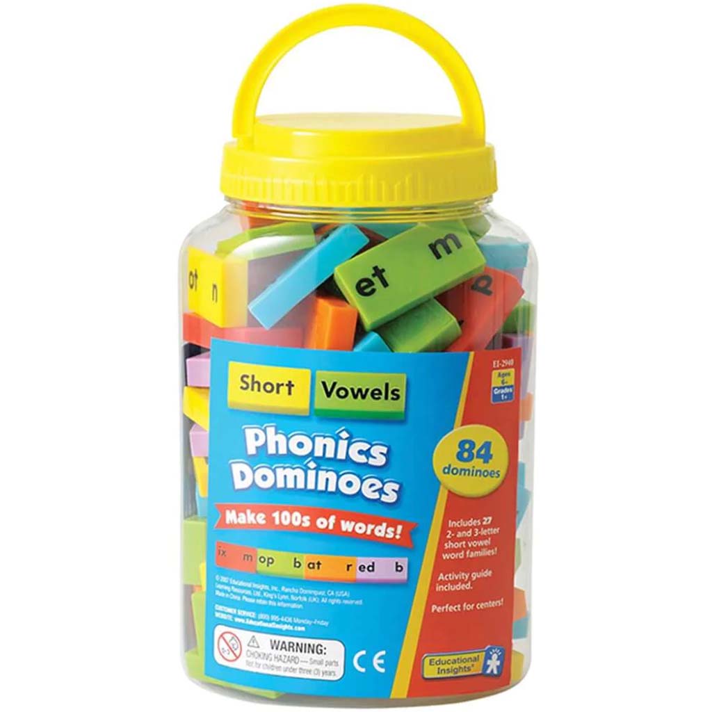 Phonics Dominoes Short Vowels 