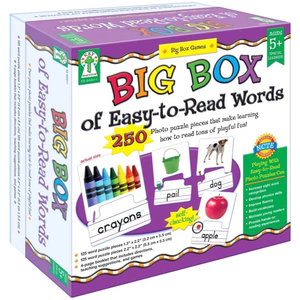 Big Box Of Easy-To-Read Words Board Game 