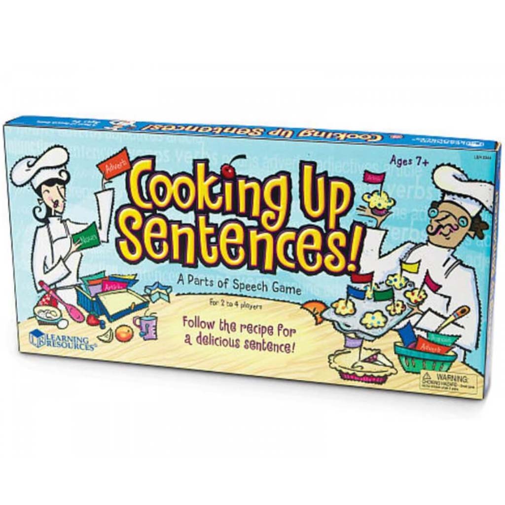 Cooking up Sentences Parts of Speech Game 