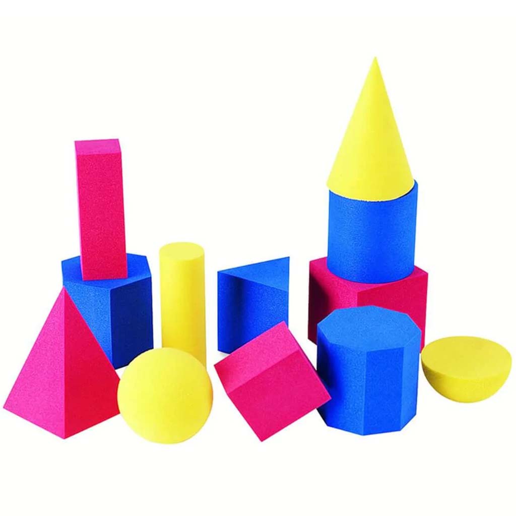 Geometric Solids Set Of 12