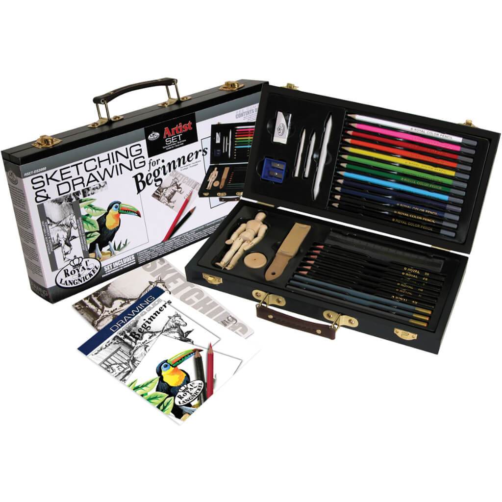 Sketching &amp; Drawing Wooden Box Art Set 32pc 