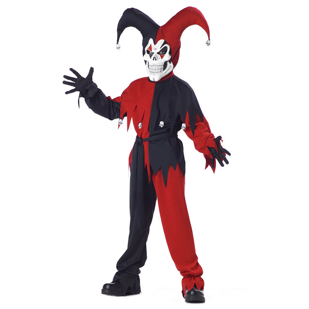 Evil Jester Child Costume