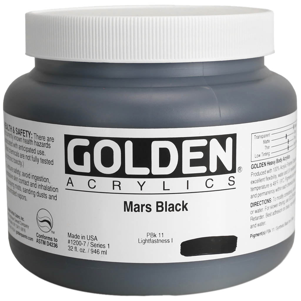 Golden Heavy Body Artist Acrylic Paint 32oz