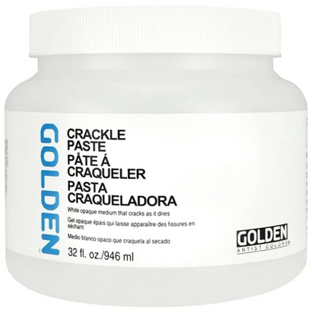 Golden Acryl Medium Crackle Paste 32oz