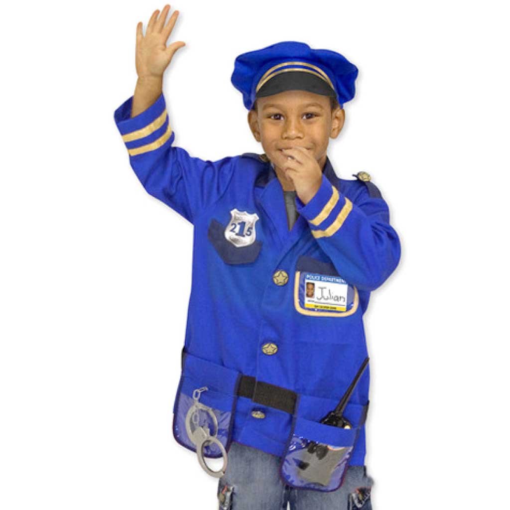 Police Officer Role Play Costume Set 