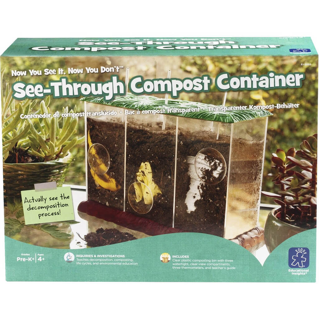 Now You See It Now You Don't See Through Compost Container