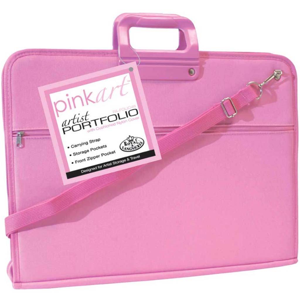 Pink Art Artist Portfolio Case 