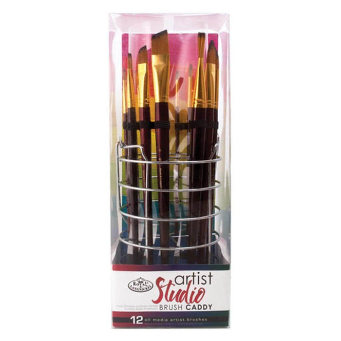 Brush Caddy Sets Long Handle 12 pc