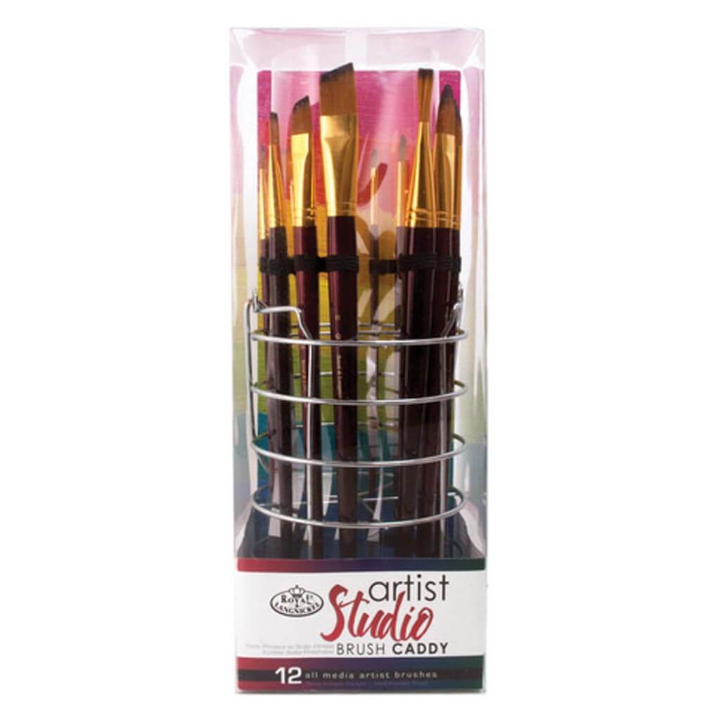 Brush Caddy Sets Long Handle 12 pc