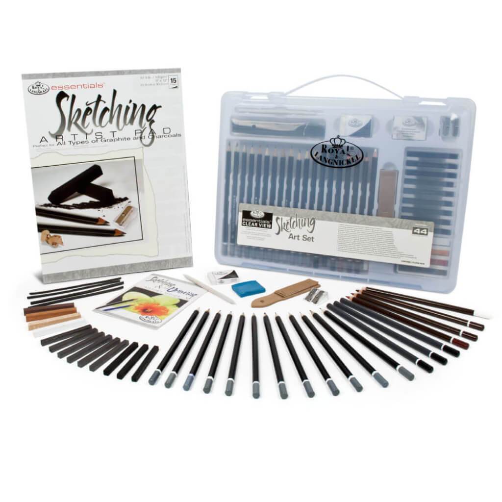 Large Clearview Sketching Set 44pcs