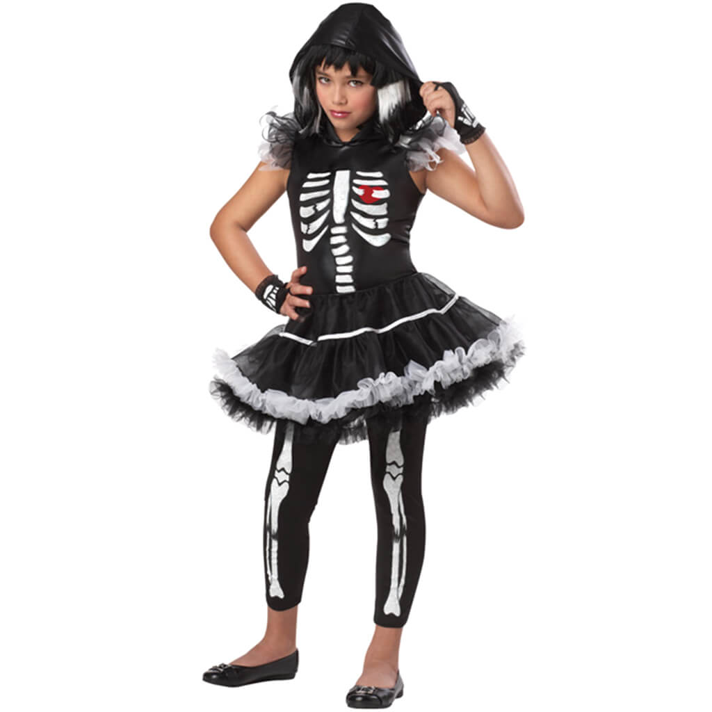 Skelarina Skeleton Kids Costume