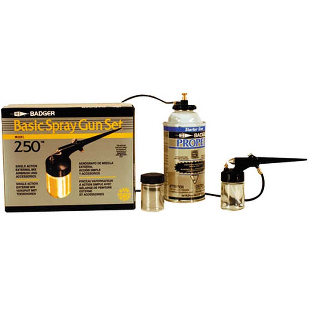 Badger Model 250 Basic Spray Gun Kit with Propel