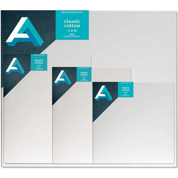 Classic Cotton Stretched Deep Canvas 2-1/4" Profile