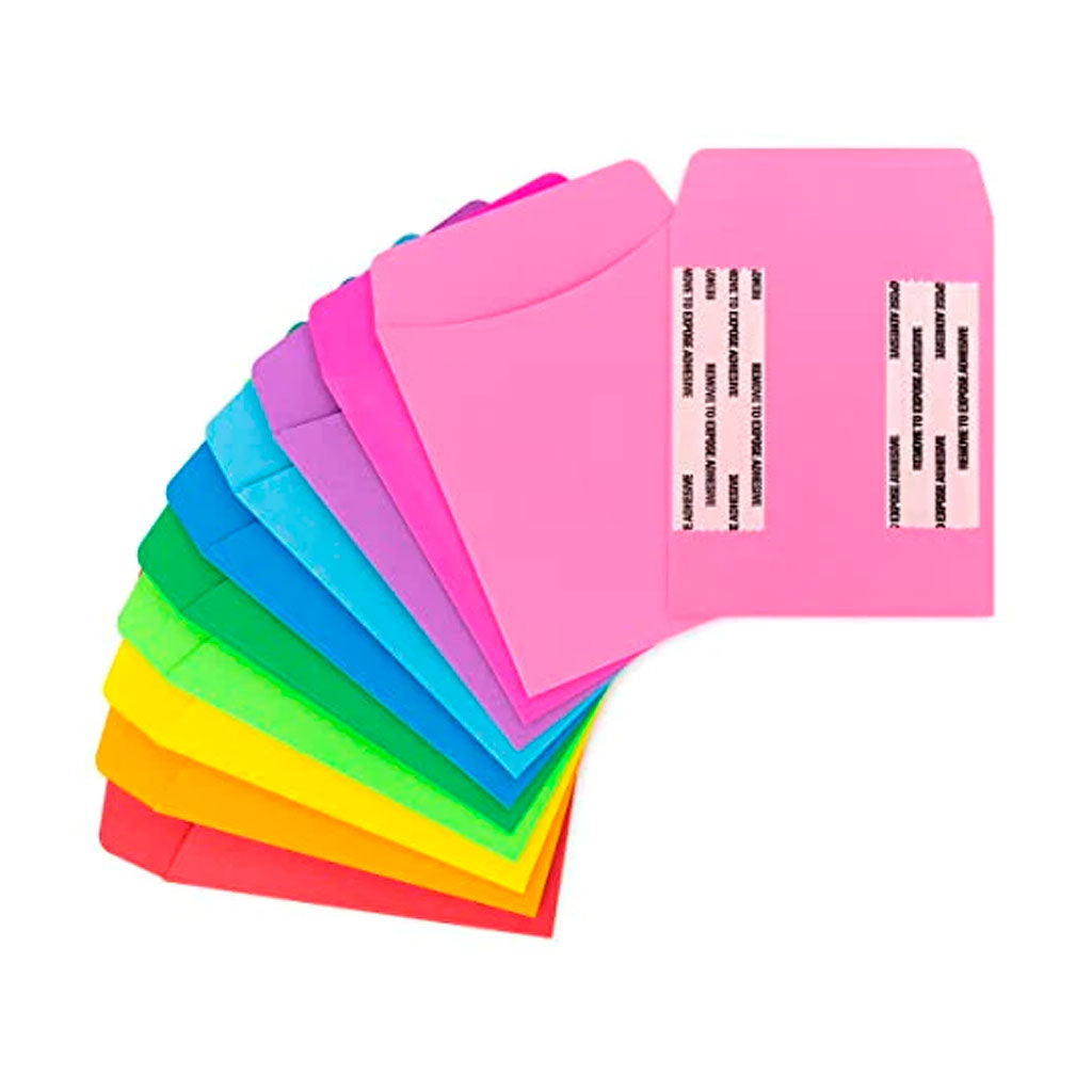Bright Pressure Sensitive Pockets - 3.5in x 5in 30