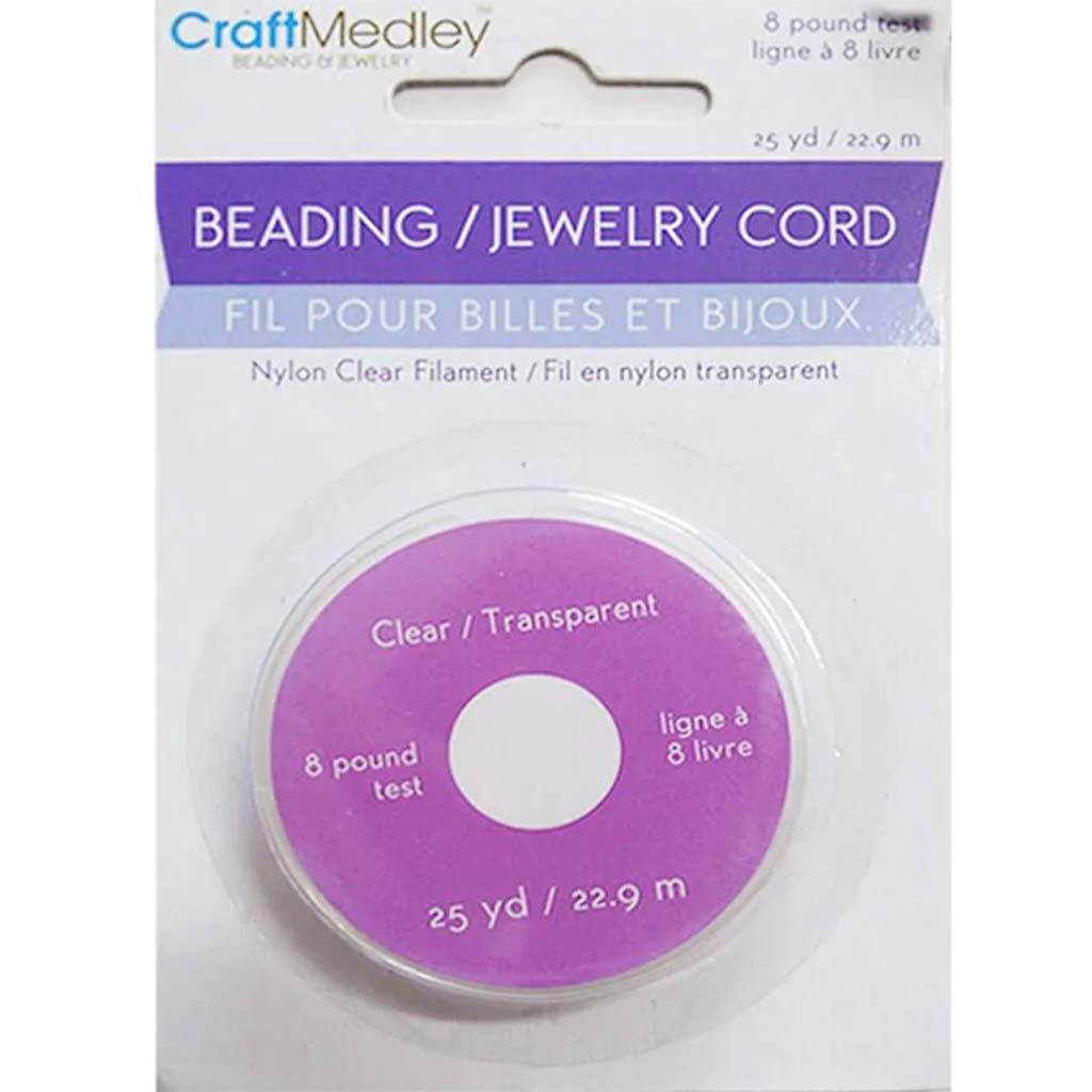 NYLON CLEAR FILAMENT 25YDS 