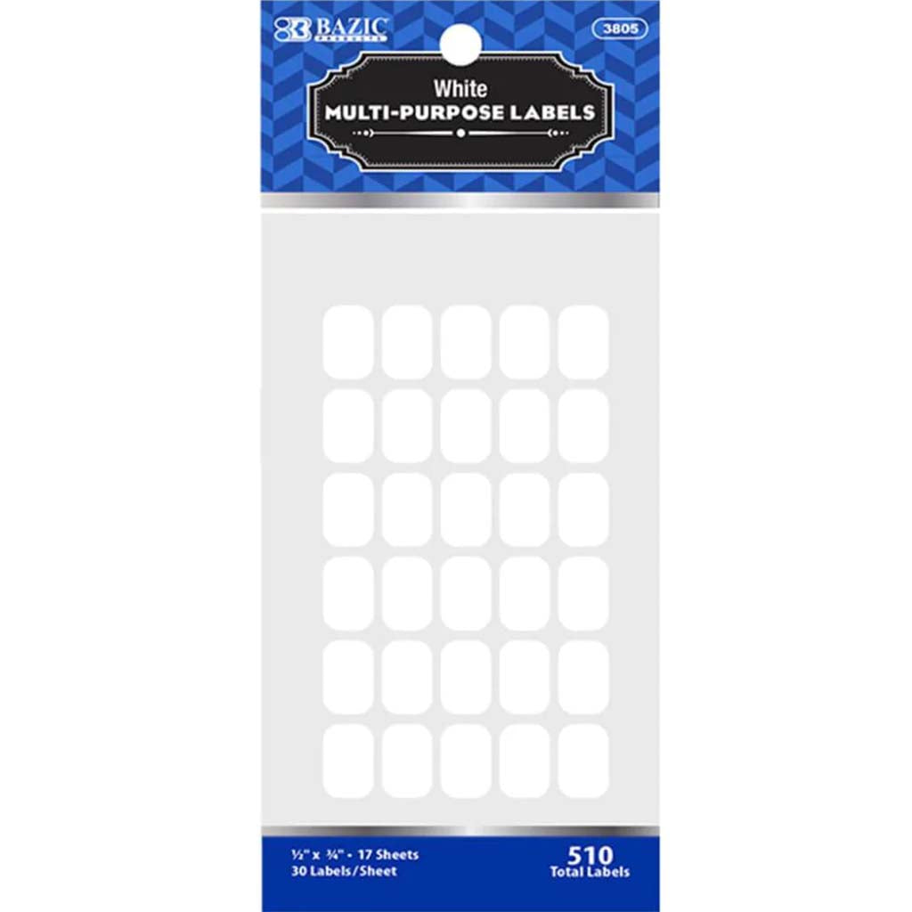 Multi Purpose Label White 510ct 