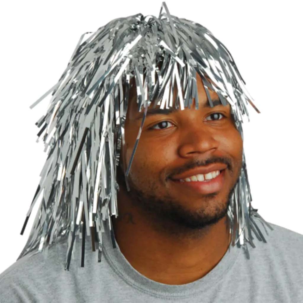 Tinsel Foil Party Wig