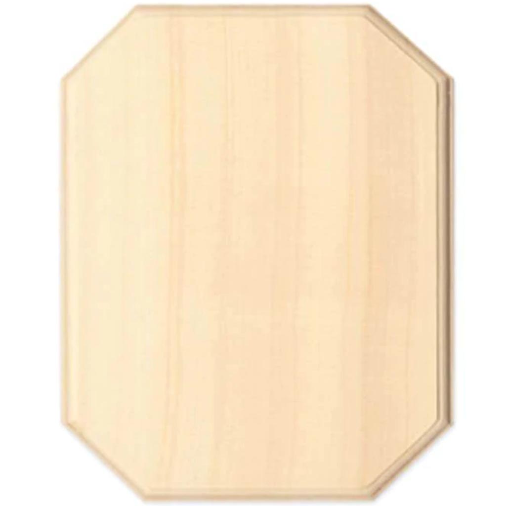 WOOD PLAQUES  OCTAGON 