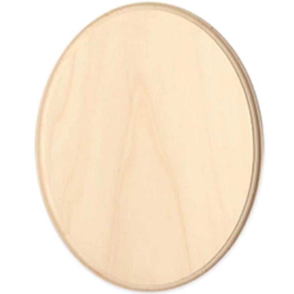 WOOD PLAQUES  OVAL 