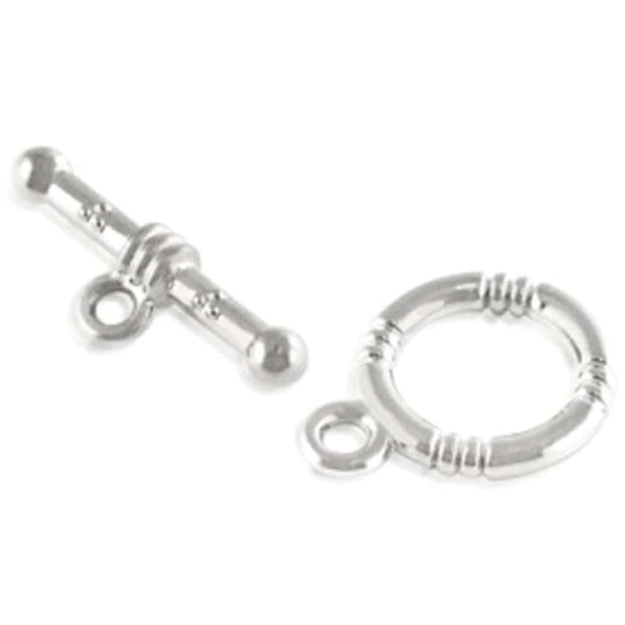 CLASP TOGGLE 18MM SILVER 