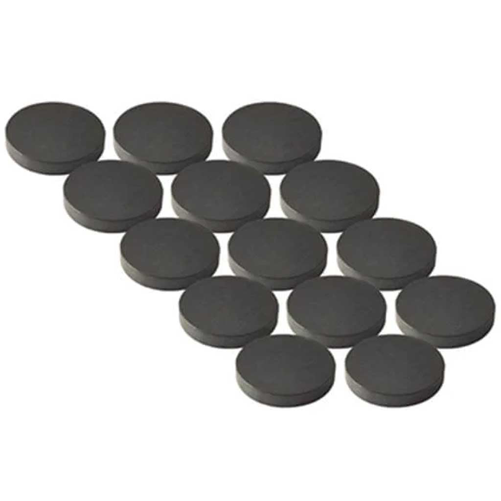 Magnetic Buttons 15mm 14pcs Mirror