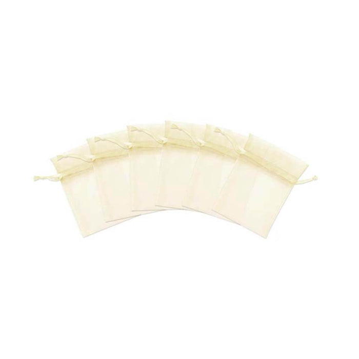 BAGS ORGANZA IVORY 3X4X6 