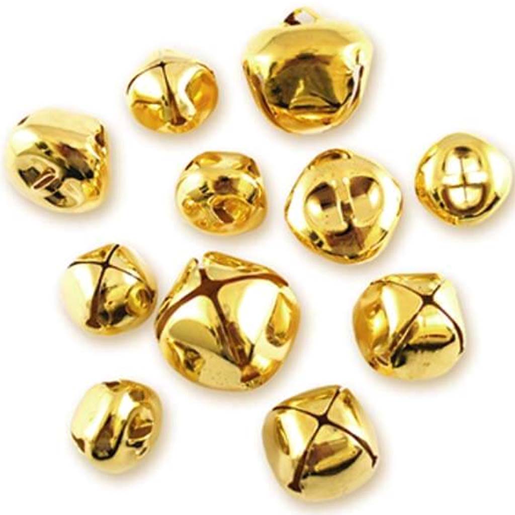 JINGLE BELLS 20MM-3MM GOLD 