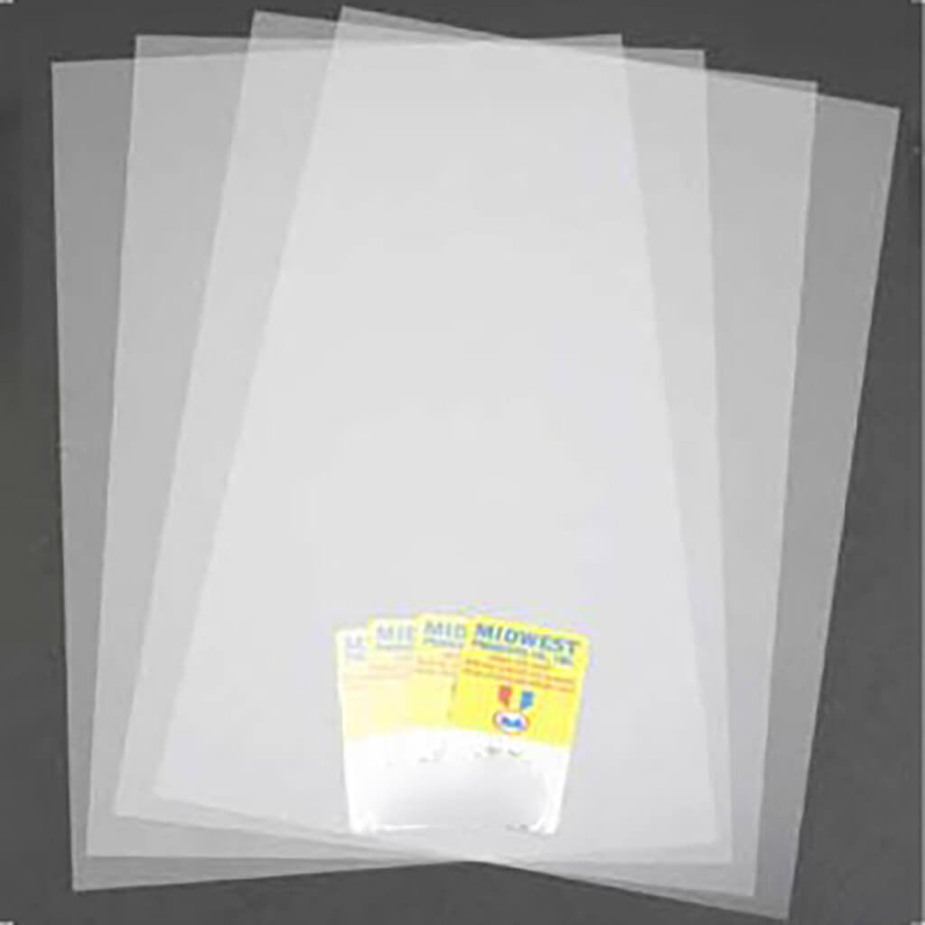 Clear Pvc Sheets .004 x 7.6 x 11
