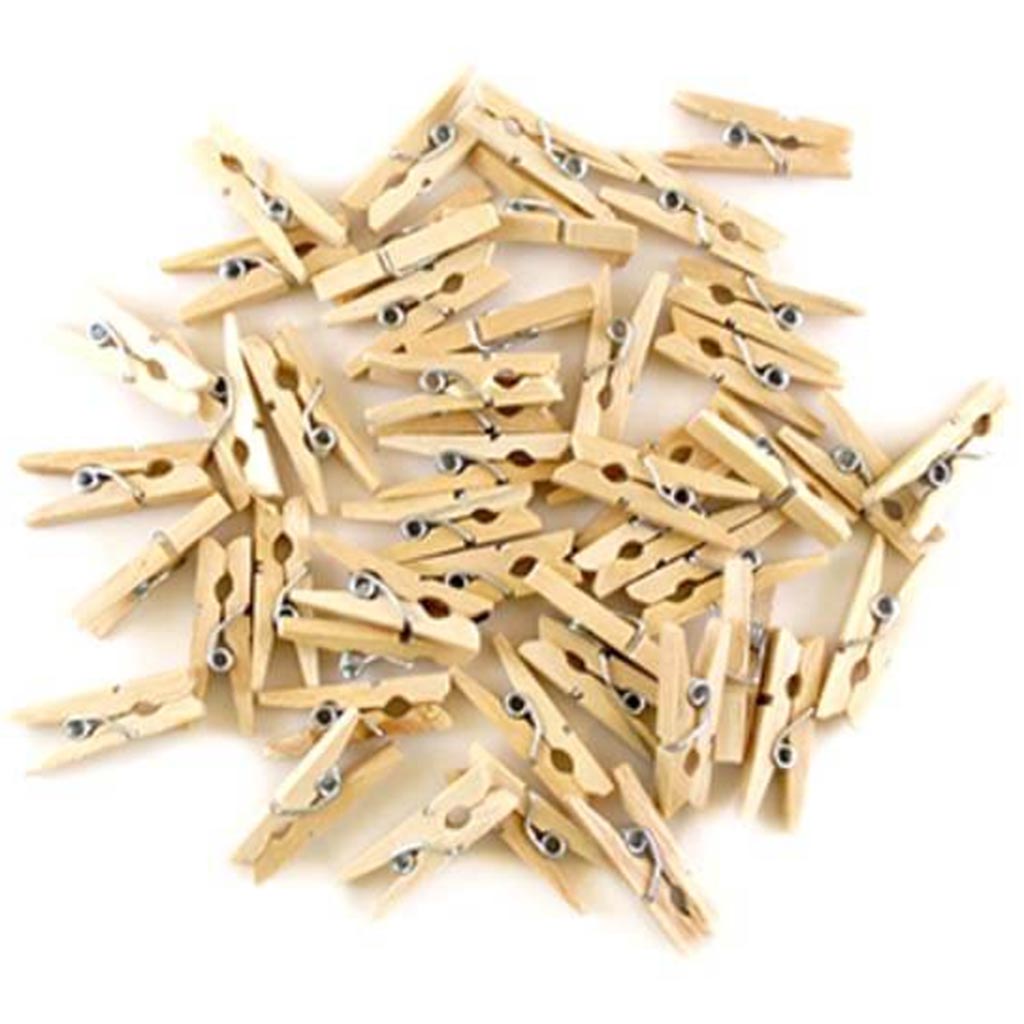 CRAFTWOOD CLOTHESPINS NATURAL 1IN 