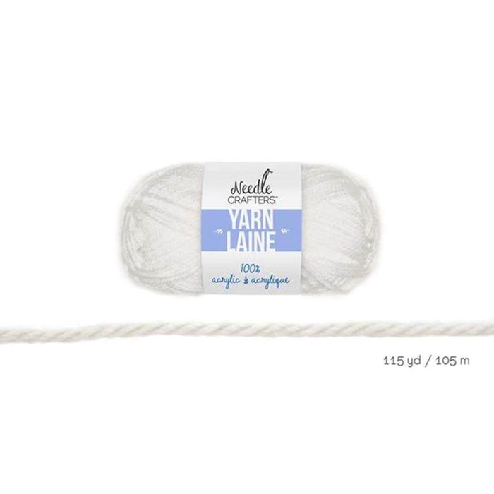 YARN ACRYLIC 50G WHITE 