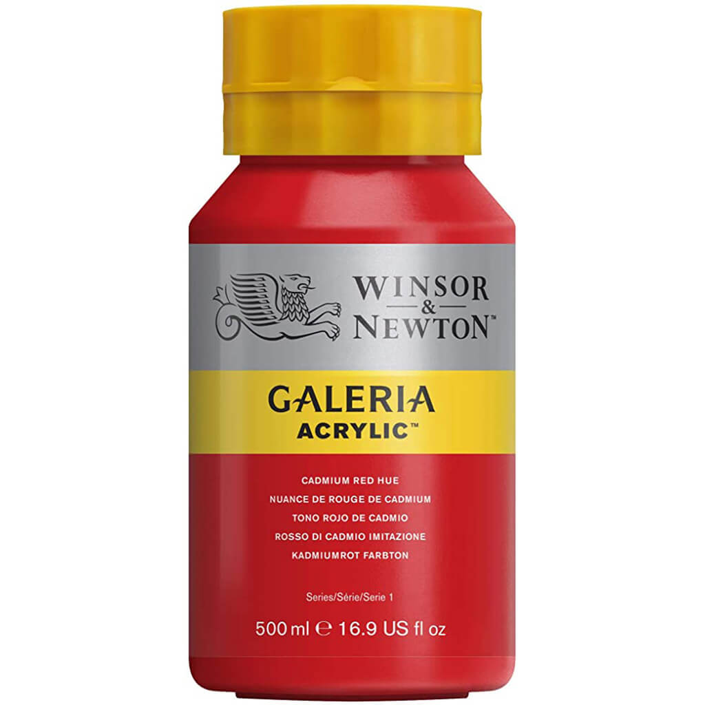 Galeria Acrylics 250ml Cadmium Red Hue