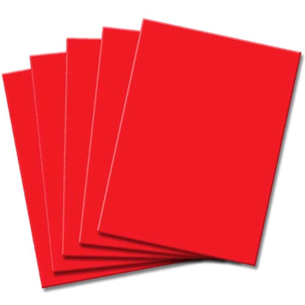 FOAM SHEET 8.5X11.5 RED 