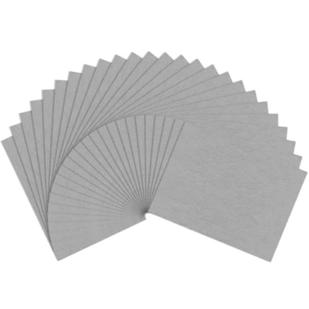 FELT SHEETS 9X12IN GREY SILVER  SILVER 